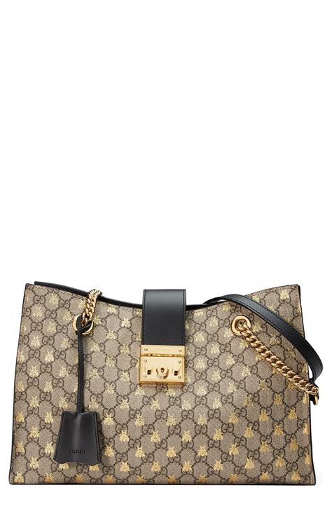 gucci bee padlock bag|gucci padlock shoulder bag medium.